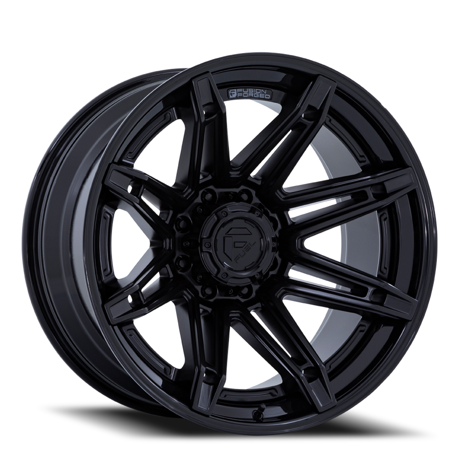 Aluminum Wheels 20X10 Brawl FC401MX 6 On 135 Matte Black/Gloss Black Lip 87.1 Bore -18 Offset Fuel Off Road Wheels