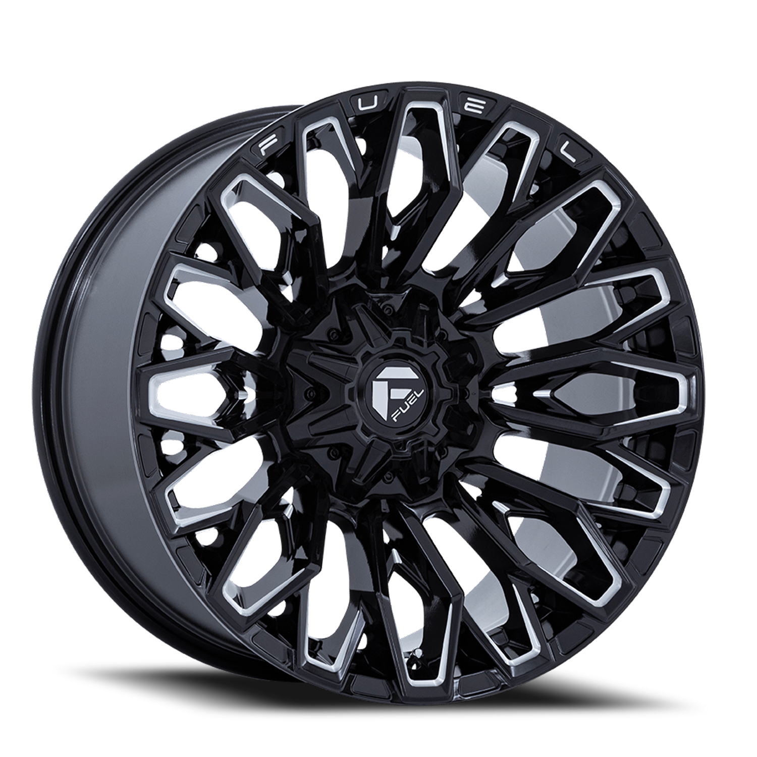 Aluminum Wheels 20X10 Strike FC865 BE 6 On 135/6 On 139.7 Gloss Black Milled 106.1 Bore -18 Offset Fuel Off Road Wheels