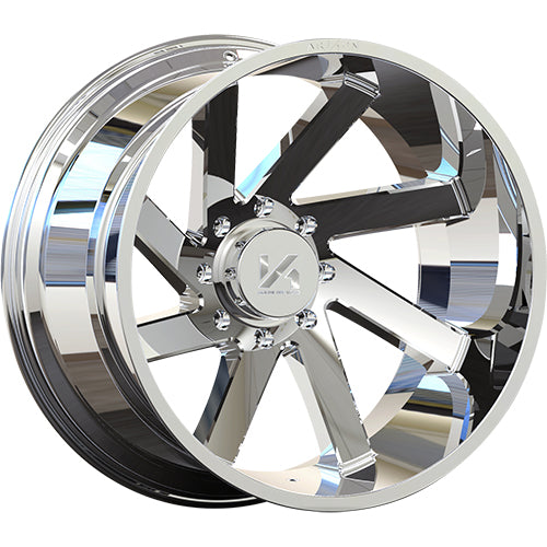 Lincoln Off Road Wheels Chrome 22x12 Right 6x5.5 -51 108mm Arkon Off Road