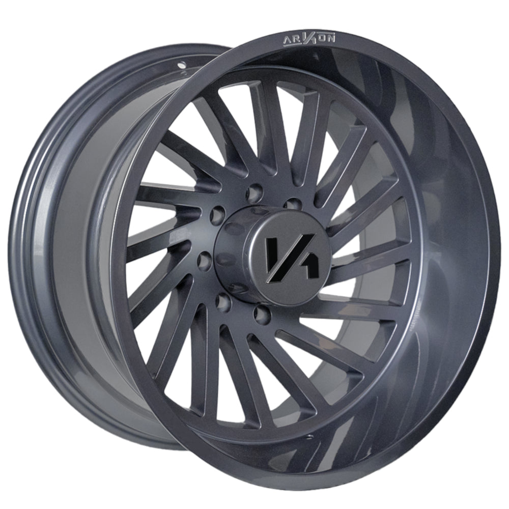 Caesar Off Road Wheels Anthracite Metallic Gray 24x14 Left 8x170 -81 125.5mm Arkon Off Road