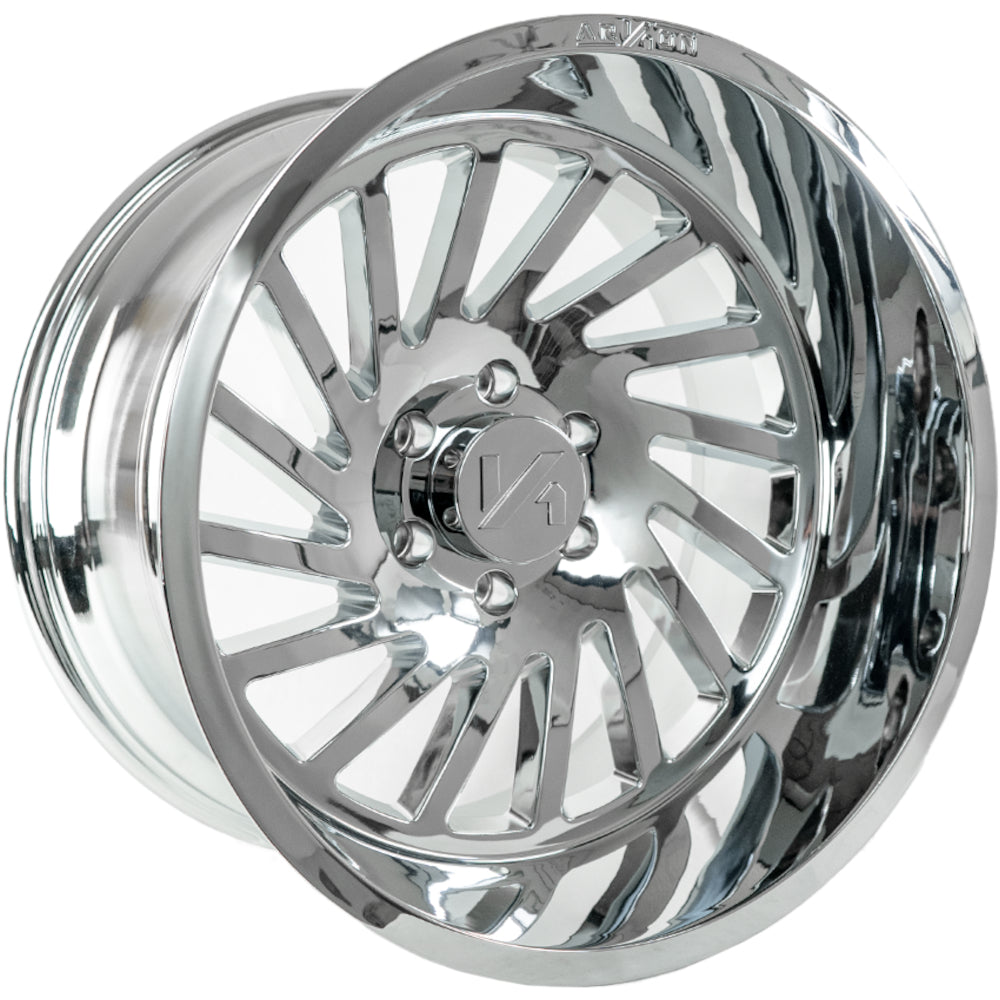 Caesar Off Road Wheels Chrome 20x12 Left 8x170 -51 125.5mm Arkon Off Road