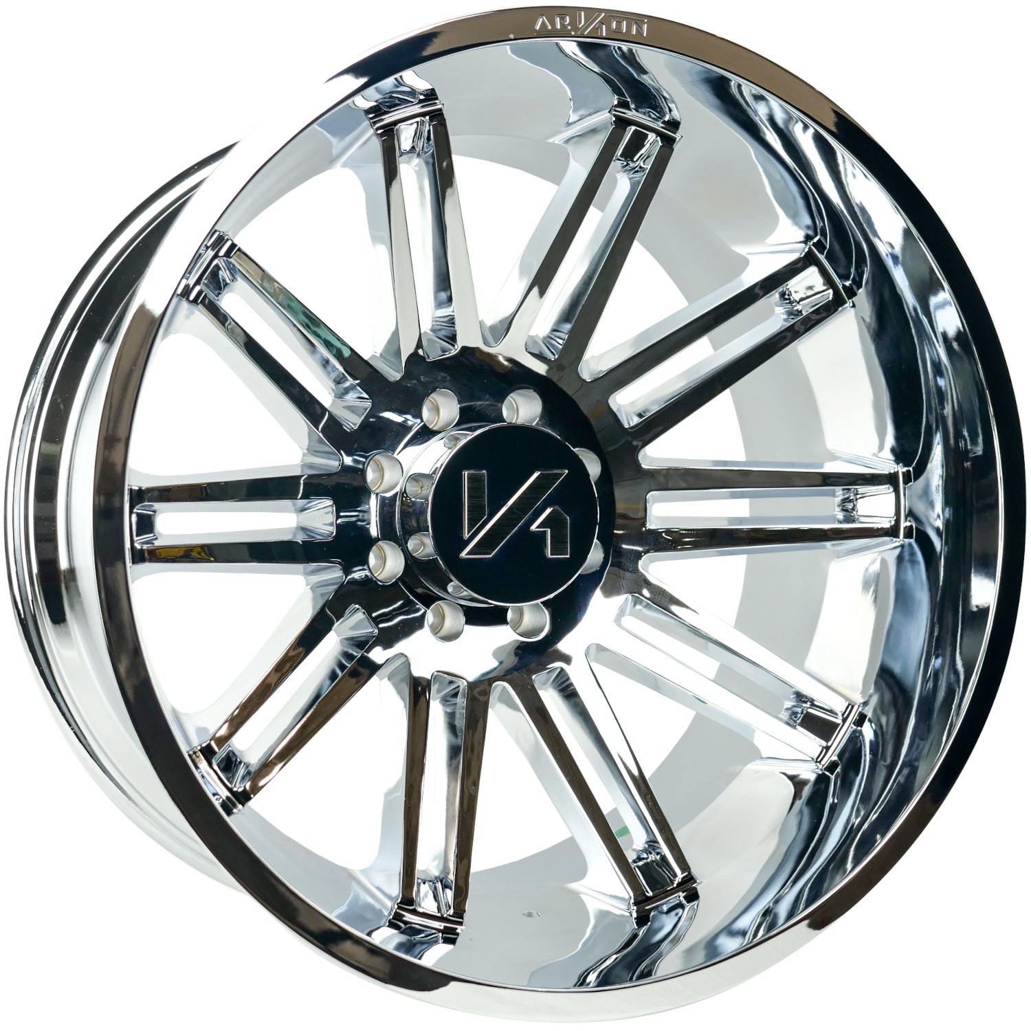 Churchill Off Road Wheels Chrome 24x14 8x170 -81 125.5mm Arkon Off Road