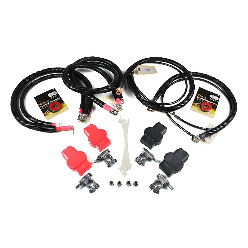 HD Replacement Battery Cable Set for 2010-2018 Dodge 6.7L Cummins XDP